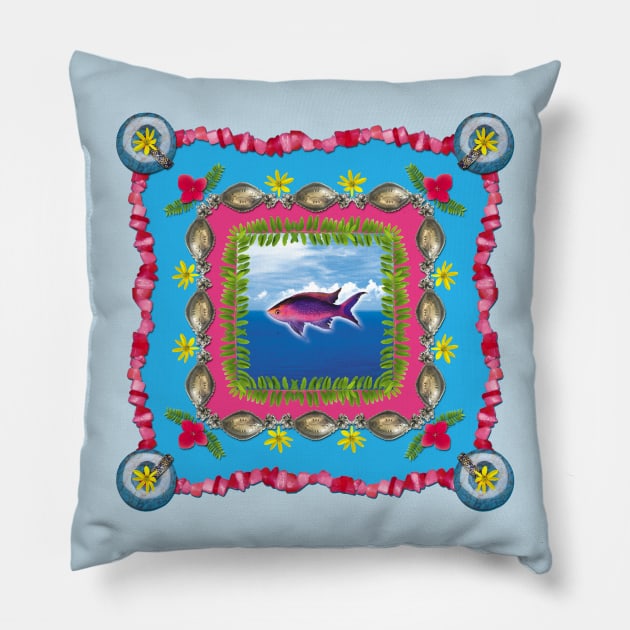 Paradise Fish Pillow by Colette