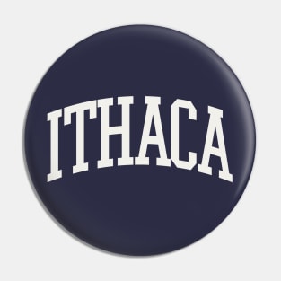 Ithaca New York Ithaca University Collegiate Type Pin