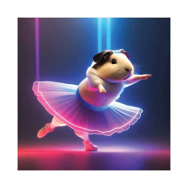 Ballerina Guinea Pig by Wickedcartoons