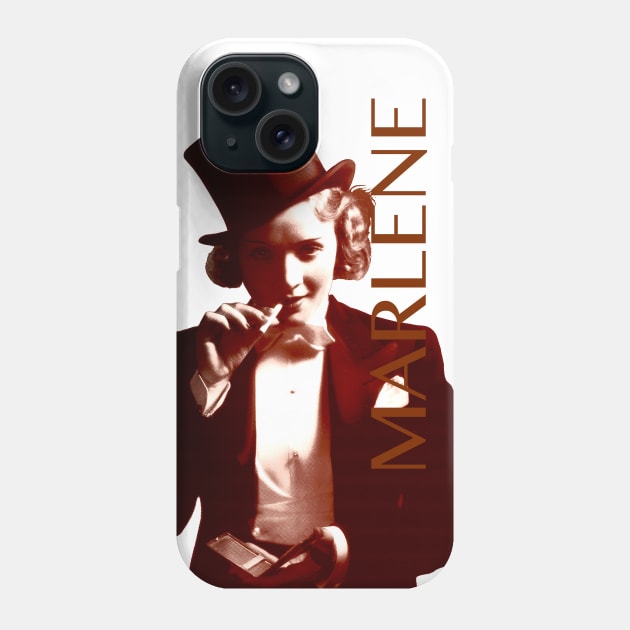 Marlene Dietrich, Morocco Phone Case by Dez53