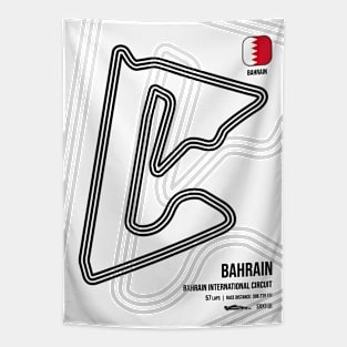 Bahrain Race Track Tapestry