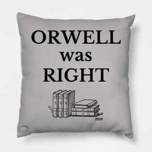 Orwell was Right Pillow