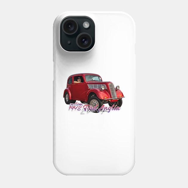 Custom 1948 Ford Anglia 2 Door Coupe Phone Case by Gestalt Imagery