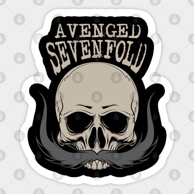 Stickers AVENGED SEVENFOLD – skull