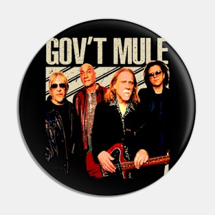 Rocking the Mule Iconic Gov't Fanatic Jam Sessions Design Pin