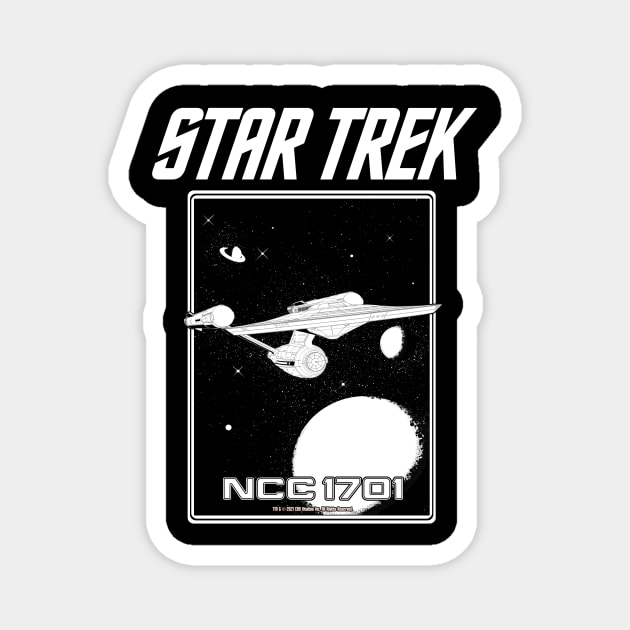 USS Enterprise NCC-1701 Magnet by SimonBreeze