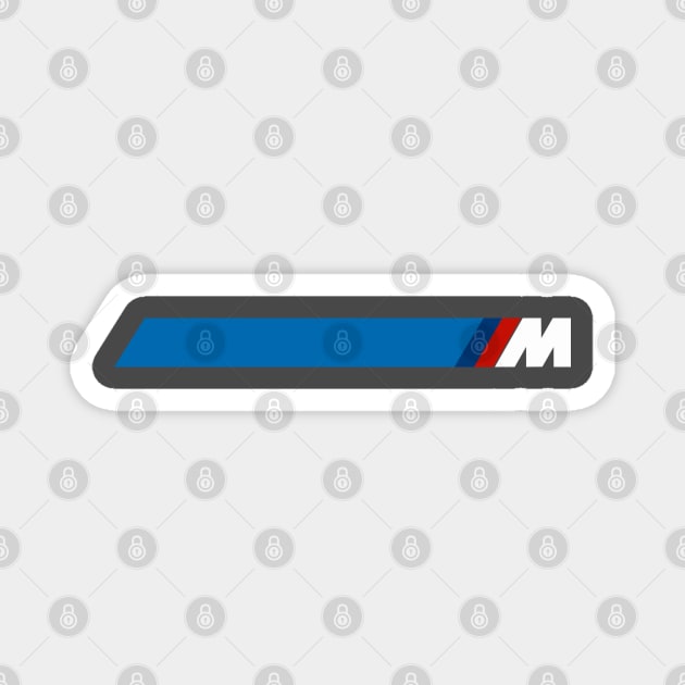 Bmw motorsport m series Magnet by creative.z