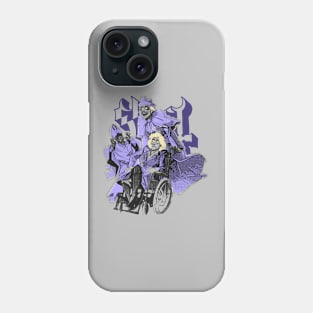 Funny Ghost Neon Purple Phone Case