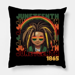 Juneteenth 19th 1865 Juneteenth Freedom Day Pillow