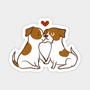 Jack Russell Terrier Kisses Magnet