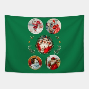 Christmas Santa Theme Collection Tapestry