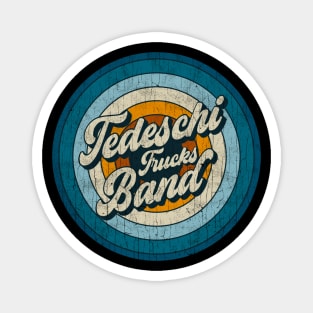 Tedeschi Trucks Band - Retro Circle Vintage Magnet