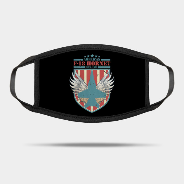 F 18 Hornet American Fighter Jet F 18 Hornet Mask Teepublic