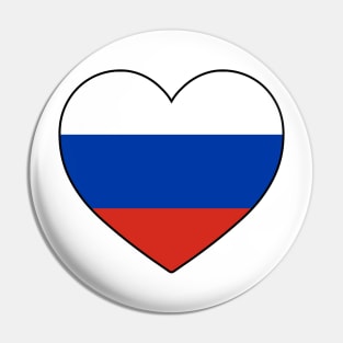 Heart - Russia Pin