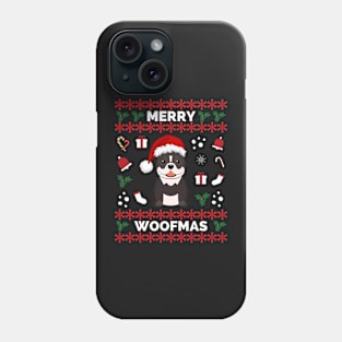 Merry Woofmas Pitbull Christmas Holiday - Merry Woofmas Pitbull Charistmas Gift Phone Case