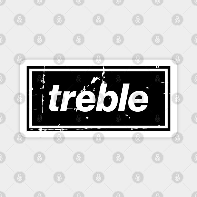 United Treble Football Oasis Indie Music Manchester Magnet by Butter Creative