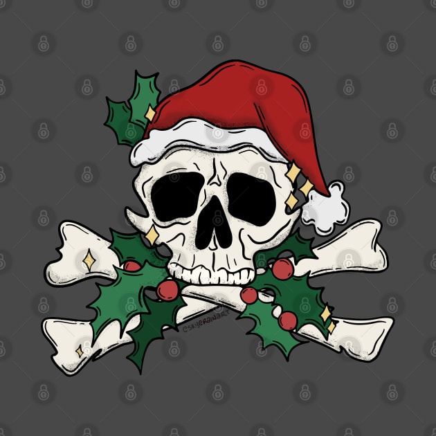 Holly Jolly Roger by Skye Rain Art