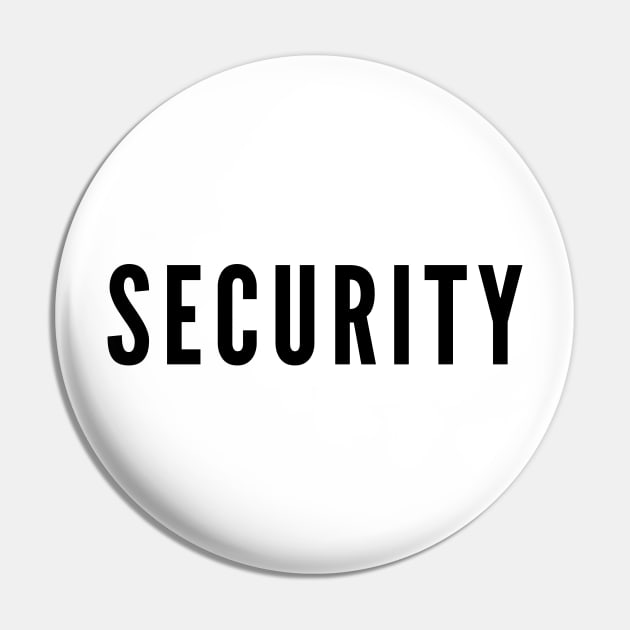 Security Pin by Myartstor 