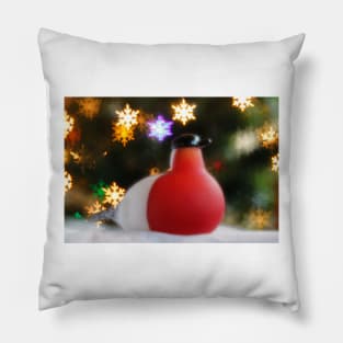 Finnish Christmas Finch Pillow