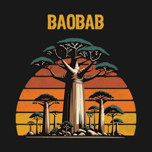 African Baobab Tree Madagascar Tree Of Life T-Shirt