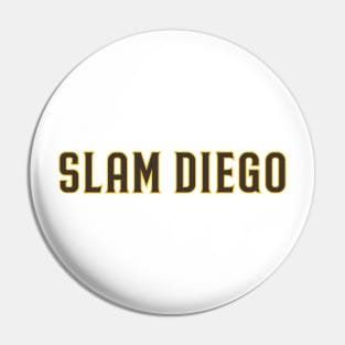 Slam Diego - White Pin