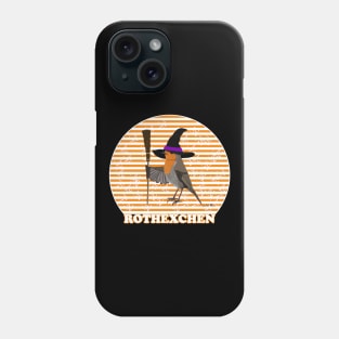 Robin Bird Watching Birding Ornithologist Halloween Gift Phone Case