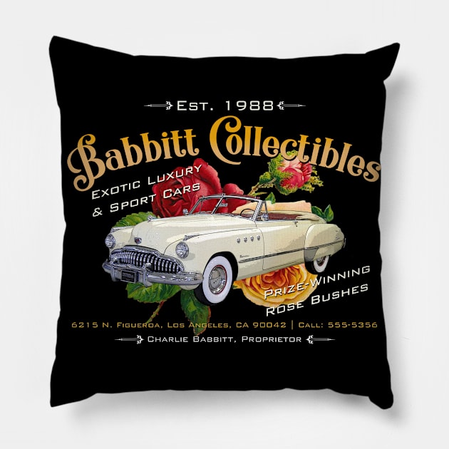 Babbitt Collectibles Pillow by MonkeyKing