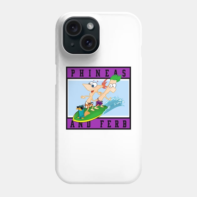 phineas and ferb Phone Case by youne street