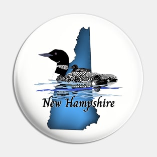 New Hampshire Loon Pin