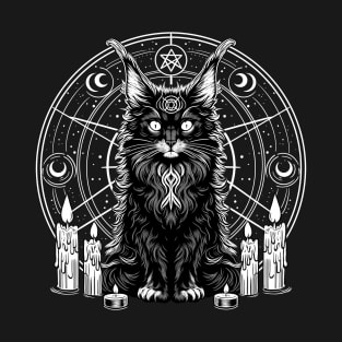 Summoning Dark Maine Coon T-Shirt