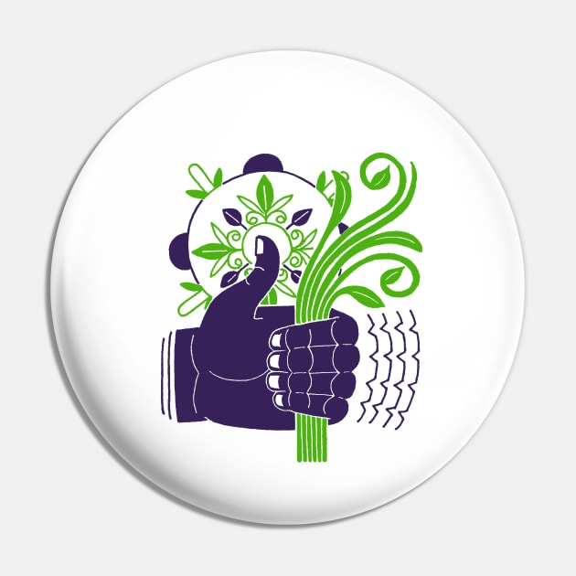 Green Thumb Pin by Maritsa Patrinos