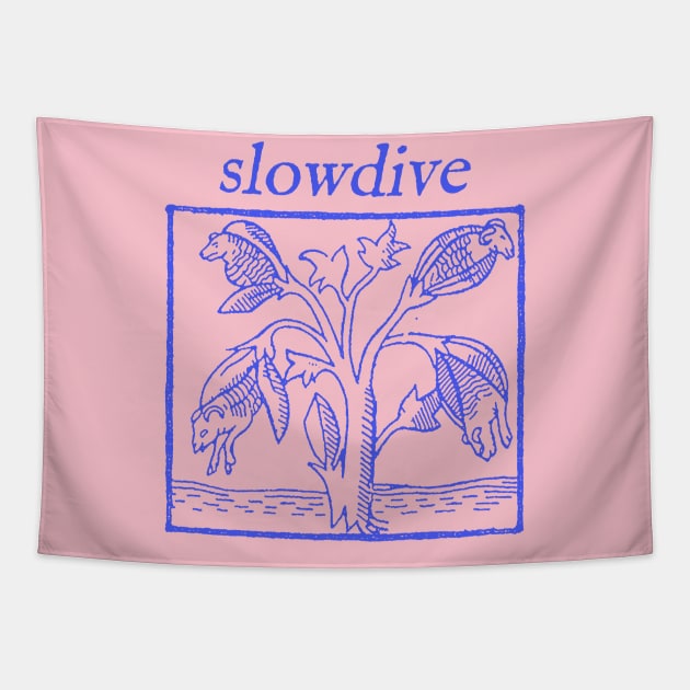 slowdive minimalist Tapestry by moronicart