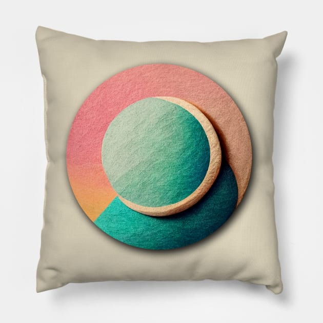 Circular Pillow by orange-teal