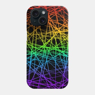 Rainbow lines Phone Case