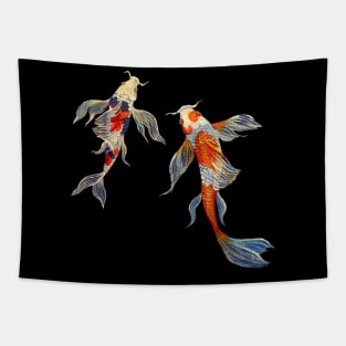 Butterfly koi Tapestry