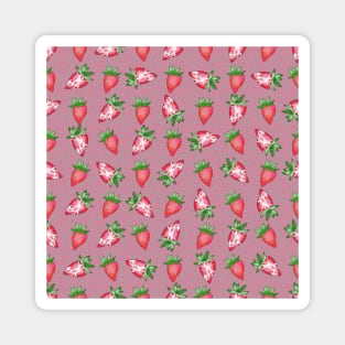 Strawberry Pattern Magnet