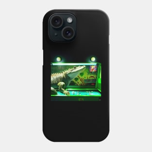 Crocodile Playing Pinball Phone Case