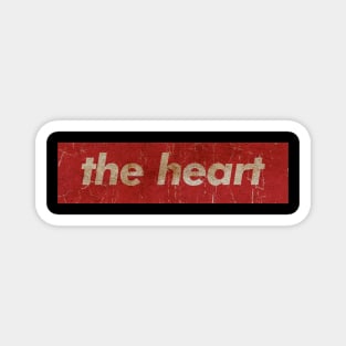 THE HEART - SIMPLE RED VINTAGE Magnet