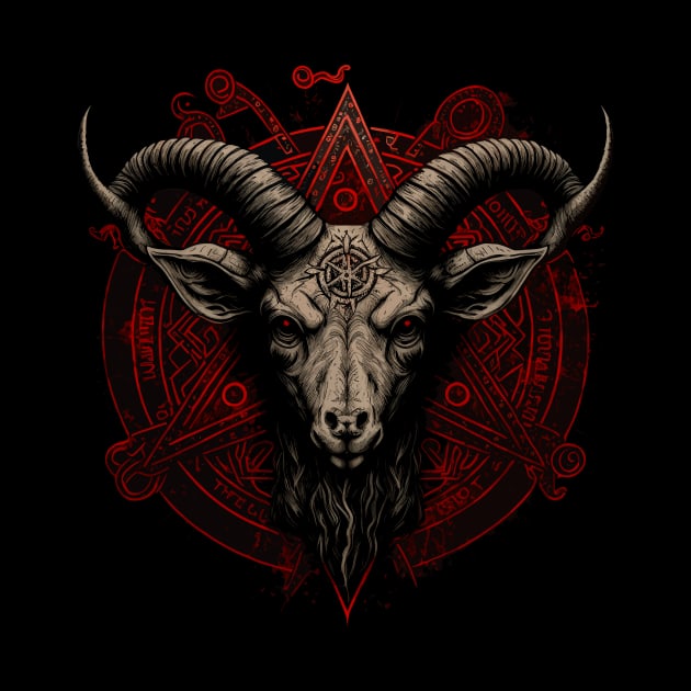 Satanic Goat Baphomet by K3rst