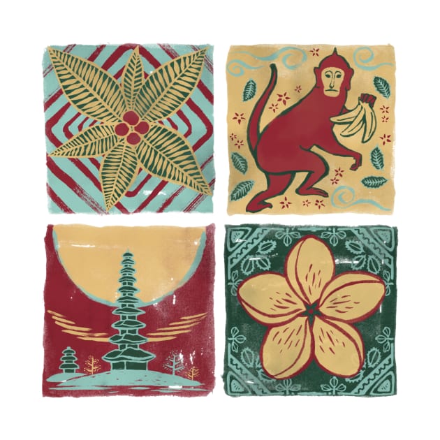 Bali Tile Arts by akaneyabushita