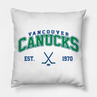 Canucks Hockey Pillow