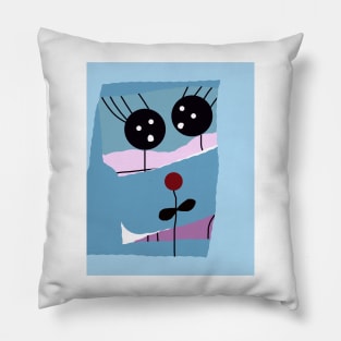 Kids in Different Dimensions Stick Figure Pillow