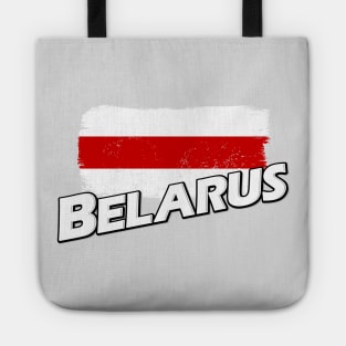 Belarus white-red-white flag Tote