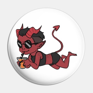 Demon with a Drink Pin