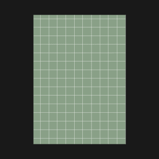 Mint green grid 2 T-Shirt