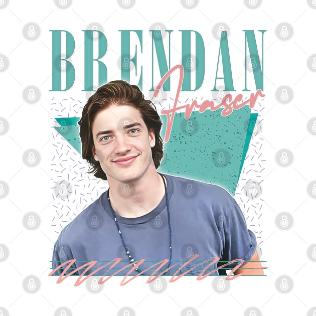 Brendan Fraser - - 90s Aesthetic Fan Design by DankFutura