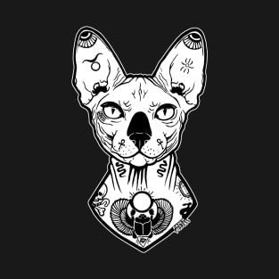 Sphynx Tattooed T-Shirt