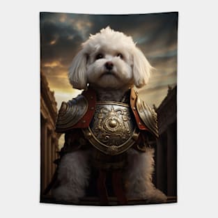 Commanding Maltese - Ancient Roman Commander Tapestry