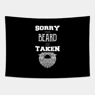 Sorry This Beard is Taken funny vintage gift Tapestry