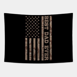 Best Dad Ever American Flag  Great Father Day Gift Tapestry